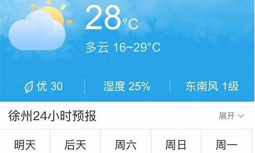 徐州天气24小时预报_徐州天气24小时预